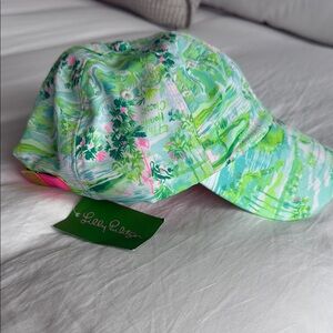 Lilly Pulitzer Honda Classic original Seasalt Blue Print Cap